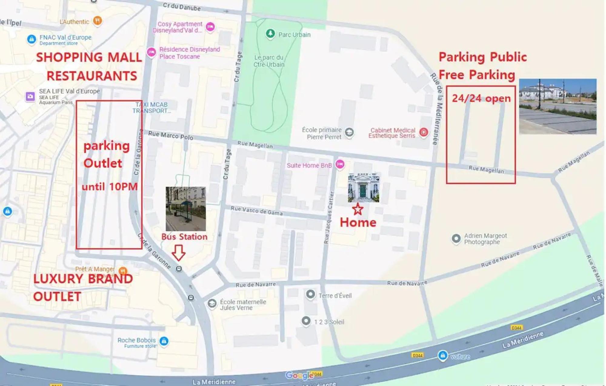 Le Cartier Appt F3, 7Mn Disneyland, Parking,Terrace Serris Exterior photo