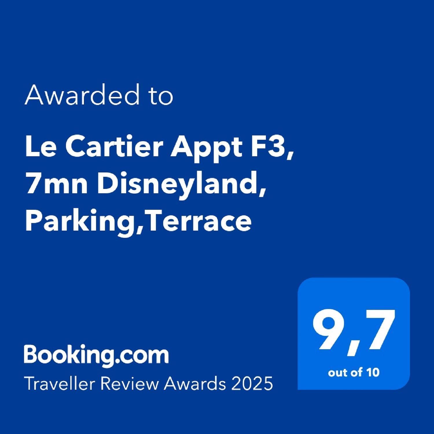 Le Cartier Appt F3, 7Mn Disneyland, Parking,Terrace Serris Exterior photo